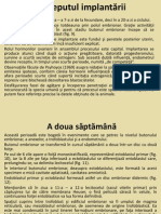 5.implantarea Normala Si Anormala - Evolutia Embrionului in Primele Trei Saptamani