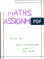 Class X Maths Project