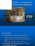 Cercul de Chimie - CA Formă de Completare