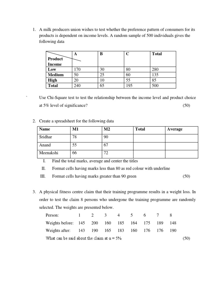 Chi-Square and Data Analysis Guide | PDF