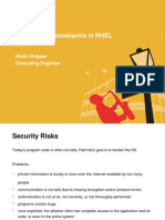 Security Enhancements in RHEL: Ulrich Drepper Consulting Engineer