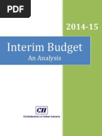 Interim Budget 2014-15 Ananalysis