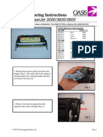 Remanufacturing Instructions: HP Color Laserjet 3000/3600/3800