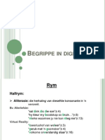 Begrippe in Digkuns