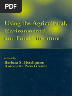 Download Barbara S Hutchinson Antoinette Paris-Greider Using the Agricultural Environmental And Food Literature Books in Library and Information Science 2002 by Paramitha Tika SN221866133 doc pdf
