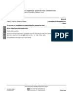 University of Cambridge International Examinations General Certificate of Education Ordinary Level