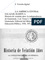 Salazar a. Ramon -Historia de Veintiun Años Tomo I