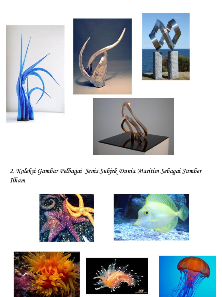 Contoh Koleksi Gambar Pelbagai Jenis Arca Binaan Untuk Seni