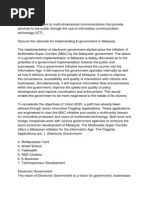 E - Government in Malaysia