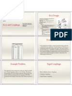 Keys, Couplings & Gear Design