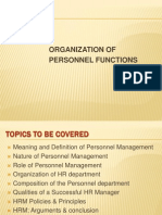 CHP 2 - Org of Personnel Functions