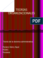 Teorias Organizacionales