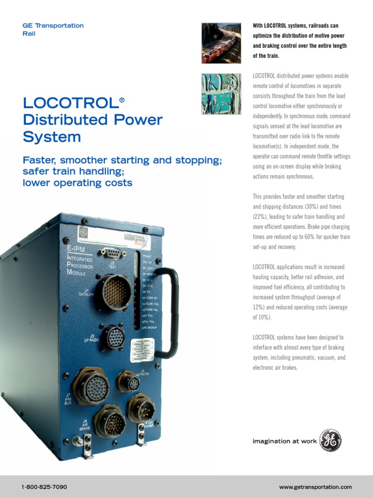 Locotrol Distributed Power System: Faster, Smoother Starting and ...