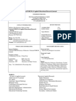 National FORUM of Applied Educational Research Journal /NF AERJ - Indexed with many global agencies around the world, including Cabell’s Directories of Publishing Opportunities, Ulrich’s Directories, ERIC, EBSCO, SWETS International, Library of Congress National Serials Data Program, Copyright Clearance Center, Danvers, Massachusetts, The University of Oxford’s Bodleian Library-United Kingdom, University of Cambridge Getaway Library-United Kingdom, and many others.  Dr. William Allan Kritsonis, Editor-in-Chief (Since 1982)