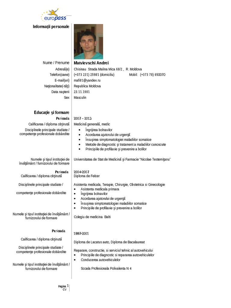 Model CV Rom | PDF