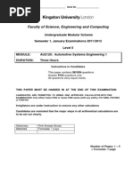 AU2120 Automotive Systems Engineering 1 PDF