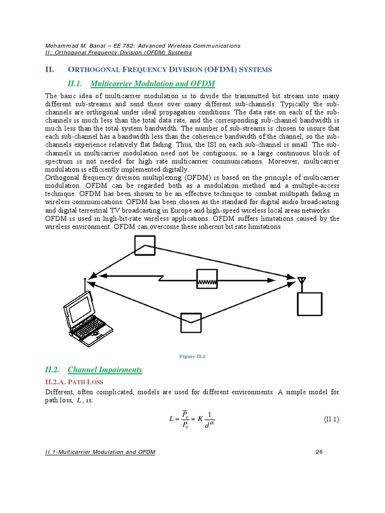 OFDM Systems & Channel Impairments | PDF | Orthogonal Frequency ...