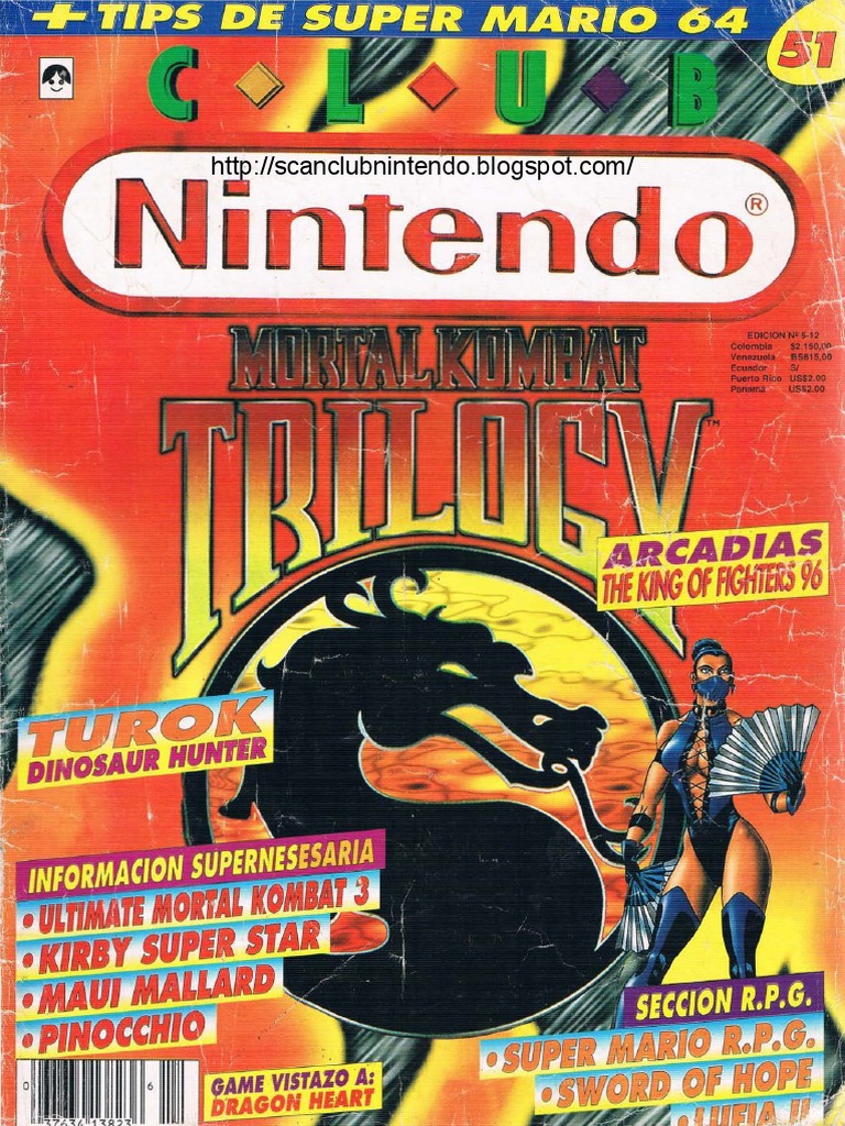 Club Nintendo - Año 05 No. 11 (Colombia) | PDF | Nintendo | Hardware