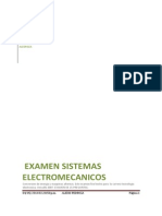 Sistemas Electromecanicos Examen Univalle