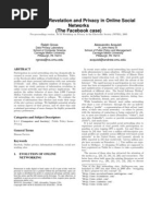 Download Information Revelation and Privacy in Online Social Networks the Facebook Case by JP Wang SN2219136 doc pdf
