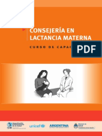 Consejería en Lactancia Materna-Curso de Capacitación