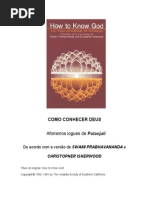 Swami Prabhavananda e Christopher Isherwood - Como Conhecer Deus