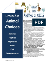 Animal Choices