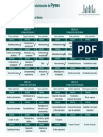 Mapa Curricular LIC Pymes