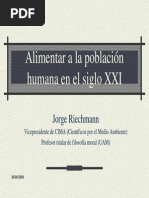 Jorge Riechamnn - Alimentar a La Poblacion Humana en El Siglo XXI
