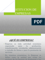 Constitucion de Empresas