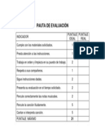 Evaluación Música