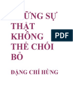 Những Sự Thật Không Thể Chối Bỏ - Đặng Chí Hùng 