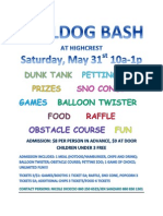 Bulldog Bash Flyer