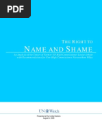 The Right to Name And Shame