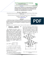 Simulation and Analysis of Ultrasonic Guided Wave Nondestructive Testing of Cofferdam Rod Based On Dispersion Curves