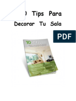 10 Tips Para Decorar Tu Sala