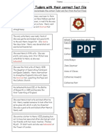 Tudors Fact File Assessment