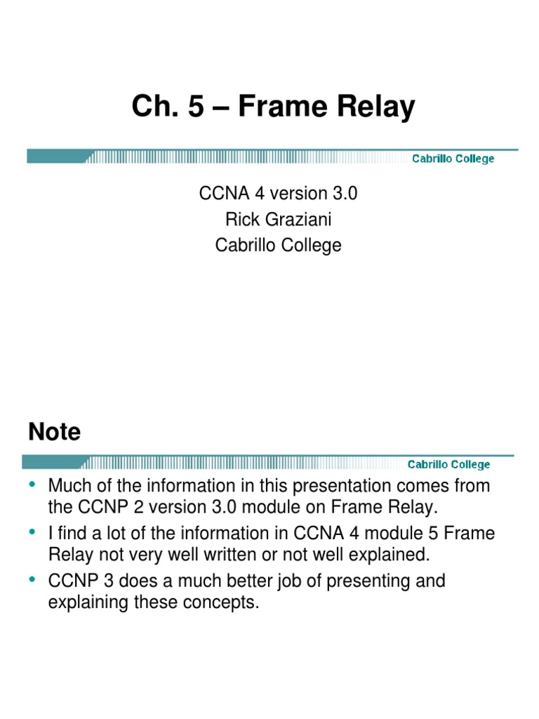 Frame Relay | PDF