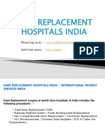 Knee Replacement Hospitals India - International Patient Services India