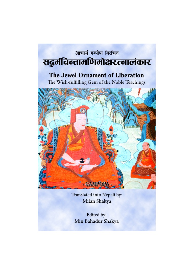 Jewel Ornament of Liberation PDF Tibetan Philosophy Indo Tibetan