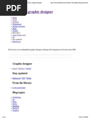 What is the Graphic Design Process