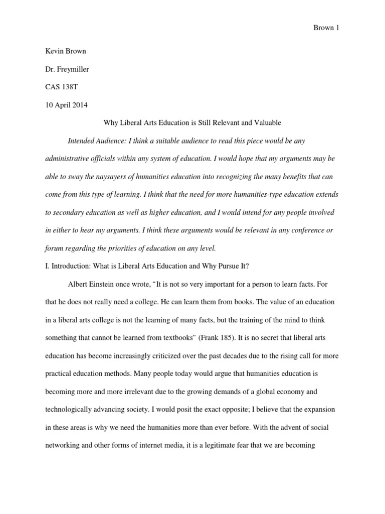 Liberal essay picture