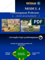 Download MODUL 4 PEMBANGUNAN PEDESAAN by manajemen agribisnis SN22195007 doc pdf