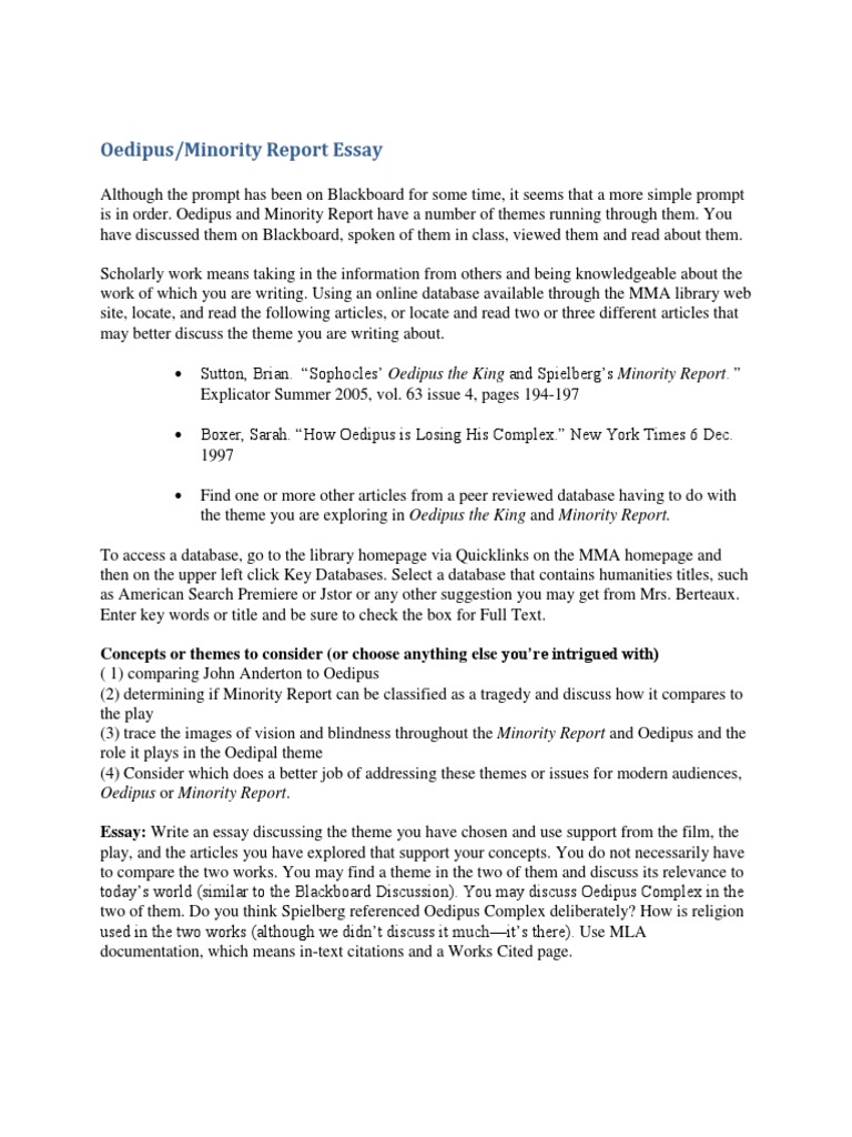 Minority report themes picture