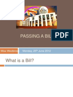 Passing A Bill