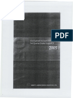 ABBOT LAB PAKISTAN (ANNUAL REPORT 2005) - FinStatement