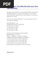 Setup Queue Tree Mikrotik With More Than Two Interfaces