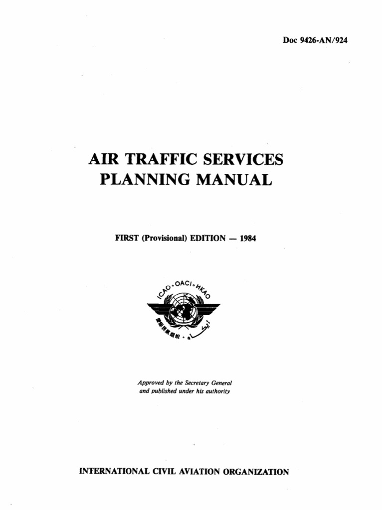 ICAO Doc 9426 | PDF | Air Traffic Control | Aeronautics