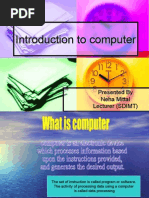Basics of Computer[1] 10-09-2009