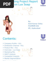 Download Marketing Project Report on Lux Soap by amitsinha150 SN22196129 doc pdf